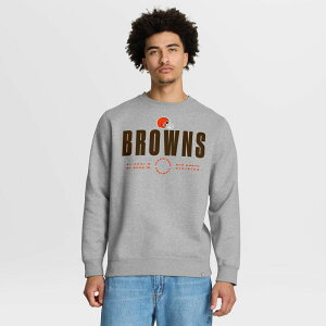 �t�@�i�e�B�N�X �����Y �g�b�v�X T�V���c �X�E�F�b�g Men's Fanatics Heather Gray Cleveland Browns Direct Handoff Legacy Pullover Sweatshirt Brn Grey �O���[