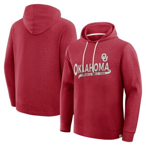�t�@�i�e�B�N�X �����Y �g�b�v�X T�V���c �p�[�J�[ Men's Fanatics Crimson Oklahoma Sooners Hometown Premium Huddle Up Long Sleeve Hoodie T-Shirt Okl Red ���b�h