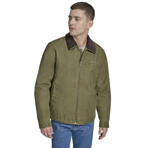 yz [oCX Y WPbgEu] AE^[ Men's Levi's Pigment Dye Detroit Jacket Light Olive