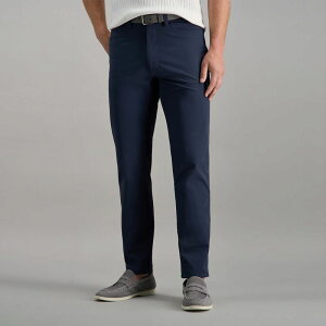 nK[ Y {gX JWApc iC Men's Haggar Sport Performance Straight Fit Nylon Tech Pants Mood Indigo CfBS