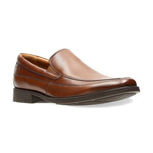 N[NX Y V[Y IbNXtH[h [t@[ ClarksR Tilden Free Men's Dress Loafers Dark Tan Leather ^
