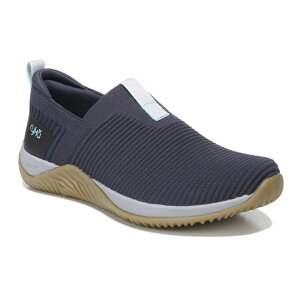 yz CJ fB[X Xj[J[ V[Y Ryka Echo Knit Women's Slip-on Sneakers Blue Ink