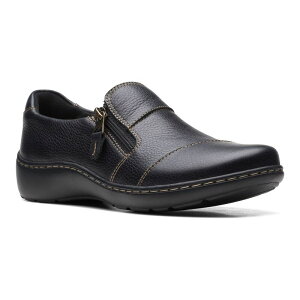 N[NX fB[X V[Y T_ U[ ClarksR Cora Harbor Women's Leather Shoes Black ubN