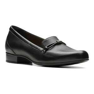 yz N[NX fB[X Xb|E[t@[ V[Y ClarksR Juliet Shine Women's Leather Slip-On Shoes Black