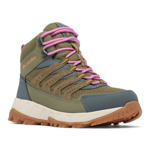RrA fB[X V[Y Xj[J[ Columbia Strata Women's Waterproof Trail Shoestone Green Sunstone O[