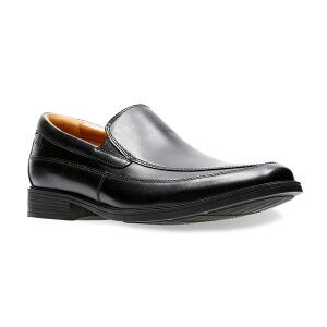N[NX Y V[Y IbNXtH[h [t@[ ClarksR Tilden Free Men's Dress Loafers Black Leather ubN