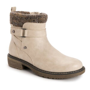 ���N���N�X ���f�B�[�X �V���[�Y �u�[�c�E���C���u�[�c �A���N�� MUK LUKS Garland Gina Women's Ankle Boots Cream �N���[��