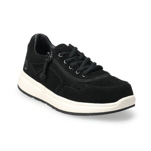 yz r[tbgEFA fB[X Xj[J[ V[Y BILLY Footwear Women's Suede Comfort Jogger Shoes Black
