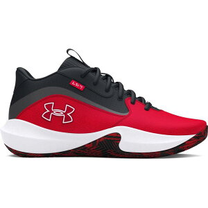 yz A_[A[}[ Y Xj[J[ V[Y Under Armour Lockdown 7 Men's Basketball Shoes Black Red