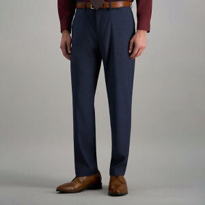�n�K�[ �����Y �{�g���X �J�W���A���p���c Men's J.M. Haggar Premium Slim-Fit 4-Way Stretch Flat-Front Dress Pants Ink