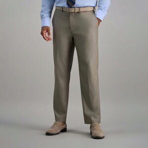 �n�K�[ �����Y �{�g���X �J�W���A���p���c Men's J.M. Haggar Premium Slim-Fit 4-Way Stretch Flat-Front Dress Pants Oatmeal �I�[�g�~�[��
