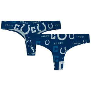 yz Aufbh fB[X pc A_[EFA Women's Concepts Sport Royal Indianapolis Colts Mosaic All Over Print Thong Clt Blue