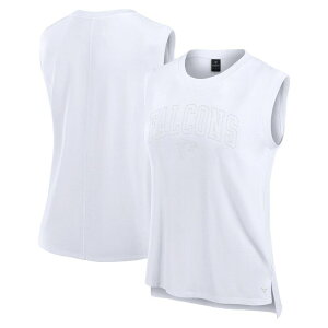 �y���������z �t�@�i�e�B�N�X ���f�B�[�X T�V���c �g�b�v�X Women's Fanatics White Atlanta Falcons Studio Gym Tank Top Fal White