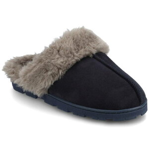 yz W[j[ fB[X T_ V[Y Journee Kalli Women's Slip-On Scuff Slippers Navy