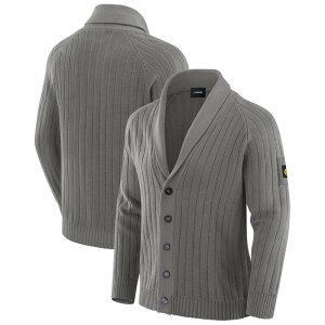 �A���u�����f�b�h �����Y �A�E�^�[ �j�b�g�E�Z�[�^�[ T�V���c �J�[�f�B�K�� Unbranded Men's J. Palmer Graphite Pittsburgh Steelers The Playmaker Cardigan Raglan Sweater Stl Dark G �O���t�@�C�g