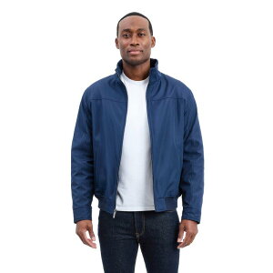 yz htHO Y WPbgEu] AE^[ Men's London Fog Poly Bonded Sherpa Lined Bomber Jacket Navy