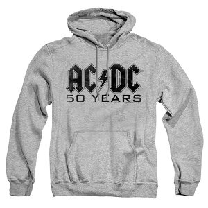 �A�j���L�����N�^�[ �����Y �g�b�v�X T�V���c �g�[�� �p�[�J�[ �O���t�B�b�N Licensed Character Big & Tall AC/DC 50 Years Graphic Pullover Hoodie Heather Gray �O���[