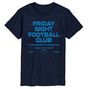 �A�j���L�����N�^�[ �����Y �g�b�v�X T�V���c �g�[�� �O���t�B�b�N Licensed Character Big & Tall Friday Night Football Club Graphic Tee Navy �l�C�r�[