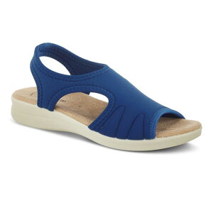 yz tNTX fB[X T_ V[Y Flexus by Spring Step Nyaman Women's Slip-on Sandals Cobalt Blue