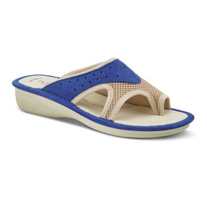 yz tNTX fB[X T_ V[Y Flexus by Spring Step Pascalle Women's Slide Sandals Cobalt Blue