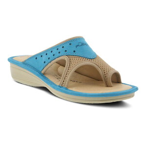 yz tNTX fB[X T_ V[Y Flexus by Spring Step Pascalle Women's Slide Sandals Turquoise