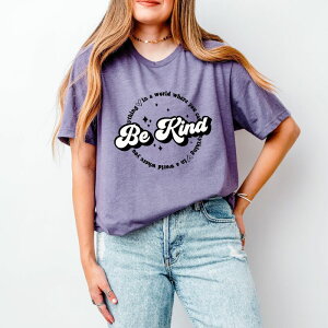 Simply Sage Market ���f�B�[�X �g�b�v�X T�V���c Simply Sage Market In A World Circle Short Sleeve Tee Purple �p�[�v��