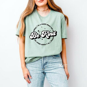 Simply Sage Market ���f�B�[�X �g�b�v�X T�V���c Simply Sage Market In A World Circle Short Sleeve Tee Sage �Z�[�W