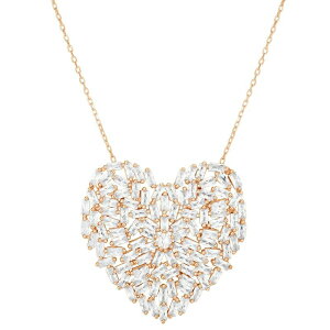 Sunkissed Sterling fB[X ANZT[ lbNXE`[J[Ey_ggbv [X Sunkissed Sterling Silver Cubic Zirconia Heart Statement Necklace Rose Tone Vo[