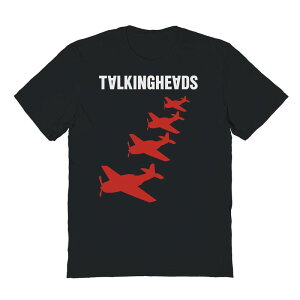 �A�j���L�����N�^�[ �����Y �g�b�v�X T�V���c �O���t�B�b�N Licensed Character Men's Talking Heads Aircraft Silhouettes Graphic Tee Black �u���b�N