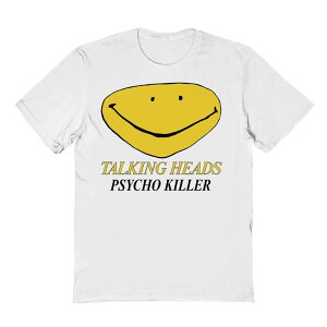 �A�j���L�����N�^�[ �����Y �g�b�v�X T�V���c �O���t�B�b�N Licensed Character Men's Talking Heads Psycho Killer Graphic Tee White �z���C�g
