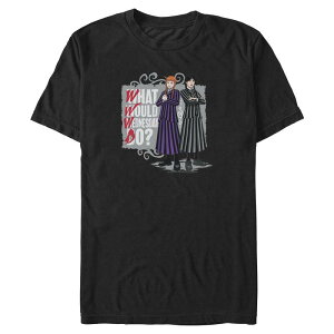 【送料無料】 ライセンス キャラクター メンズ Tシャツ トップス Big & Tall What Would Wednesday Do Graphic Tee Black