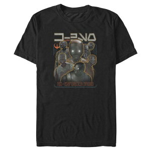 �X�^�[ �E�H�[�Y �����Y �g�b�v�X T�V���c �g�[�� �O���t�B�b�N Big & Tall Star Wars KX-Enforcer Droid Graphic Tee Black �u���b�N