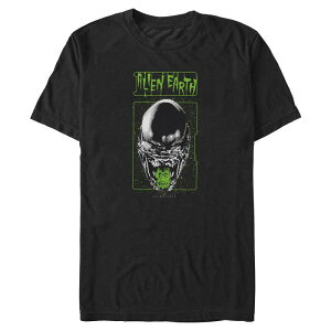 �A�j���L�����N�^�[ �����Y �g�b�v�X T�V���c �g�[�� �O���t�B�b�N Licensed Character Big & Tall Alien Earth Xenomorphead Poster Graphic Tee Black �u���b�N