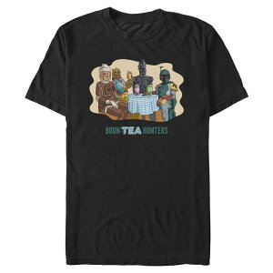 �X�^�[ �E�H�[�Y �����Y �g�b�v�X T�V���c �O���t�B�b�N Men'star Wars Bounty Hunters Graphic Tee Black �u���b�N