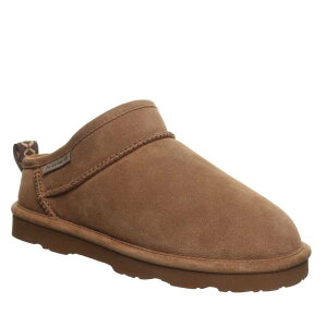 �x�A�p�E ���f�B�[�X �V���[�Y �T���_�� �X�G�[�h Bearpaw Kam Women'suede Slippers Hickory