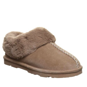 yz xApE fB[X T_ V[Y Bearpaw Bella Women's Suede & Faux Fur Slip-On Slippers Birch