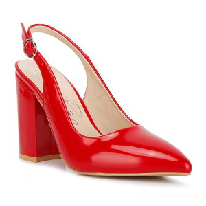 �����h�����O ���f�B�[�X �V���[�Y �p���v�X �T���_�� London Rag Dalaney Women'slingback High Block Sandals Red ���b�h