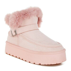 �����h�����O ���f�B�[�X �V���[�Y �u�[�c�E���C���u�[�c �A���N�� London Rag Linka Women's Pin Buckle Detail Ankle Boots Pink �s���N