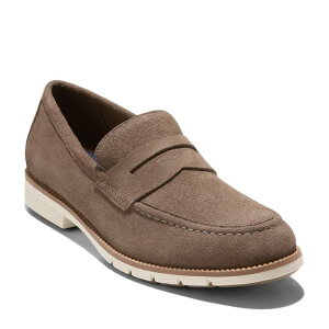 �R�[���n�[�� �����Y �V���[�Y �X���b�|���E���[�t�@�[ �X�G�[�h Cole Haan Flexgrand+ Men'suede Penny Loafers Truffle