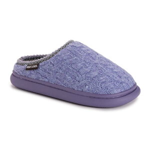 yz NNX fB[X T_ V[Y MUK LUKS Bindi Women's Slip-On Clog Slippers Purple