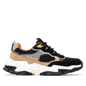 ���t���b�V�� ���f�B�[�X �V���[�Y �X�j�[�J�[ Refresh Women's Casual Sneakers 173104 Black �u���b�N