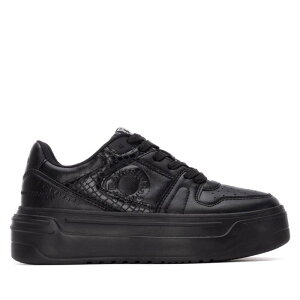 ���t���b�V�� ���f�B�[�X �V���[�Y �X�j�[�J�[ ���[�X Refresh Women's Lace-Up Casual Sneakers 173109 Black �u���b�N