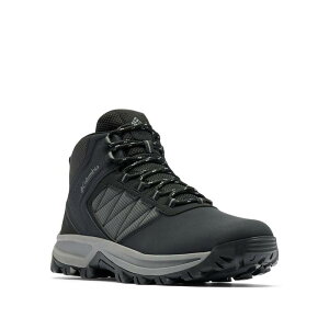 yz RrA Y u[cECu[c V[Y Columbia Transverse Waterproof Men's Hiking Shoes Black Ti Grey Steel