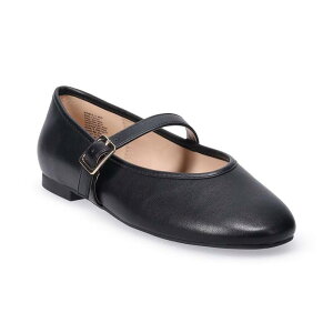 �\�m�} ���f�B�[�X �V���[�Y �T���_�� Sonoma Goods For Life Wandis Chocked Up Women's Mary Jane Flats Black �u���b�N