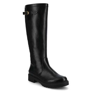 �W���[�j�[ ���f�B�[�X �V���[�Y �u�[�c�E���C���u�[�c �L���e�B���O Journee Zemmie Women's Quilted Round Toe Knee-High Boots In Regular & Wide Calf Black �u���b�N