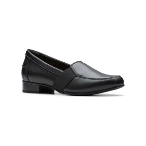 yz N[NX fB[X Xb|E[t@[ V[Y Clarks Juliet Beat Women's Leather Slip-On Loafers Black Leather