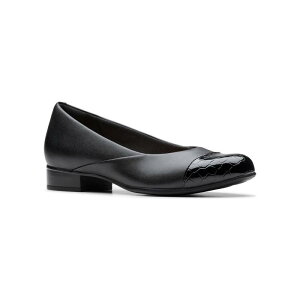 yz N[NX fB[X Xb|E[t@[ V[Y Clarks Juliet Rise Women's Leather Slip-On Casual Shoes Black Leather