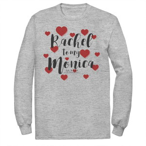 yz AjLN^[ Y TVc gbvX Men's Friends You're The Chandler To My Monica Hearts Tee Athletic Heather