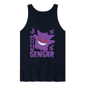 yz AjLN^[ Y TVc gbvX Men's Pokemon Gengar Tank Top Navy
