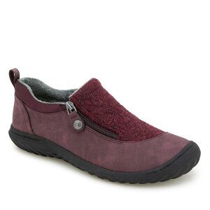 WCr[[ fB[X V[Y Xj[J[ [t@[ JBU Elodie Women'slip On Casualoafers Burgundy o[KfB